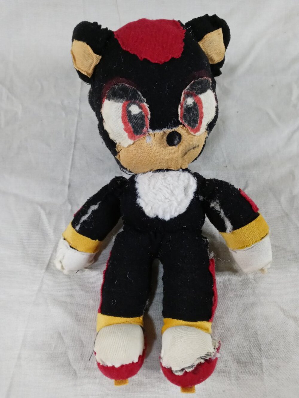 New Handmade Sewed Shadow the Hedgehog Size 10 inch Sonic Sega Plush